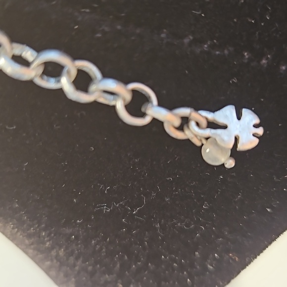 LUCKY BRAND AB & Silvertone Rhinestones on 20" long Charmed Necklace - Picture 8 of 8